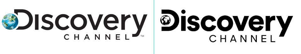 Discovery Channel logo, Old v New