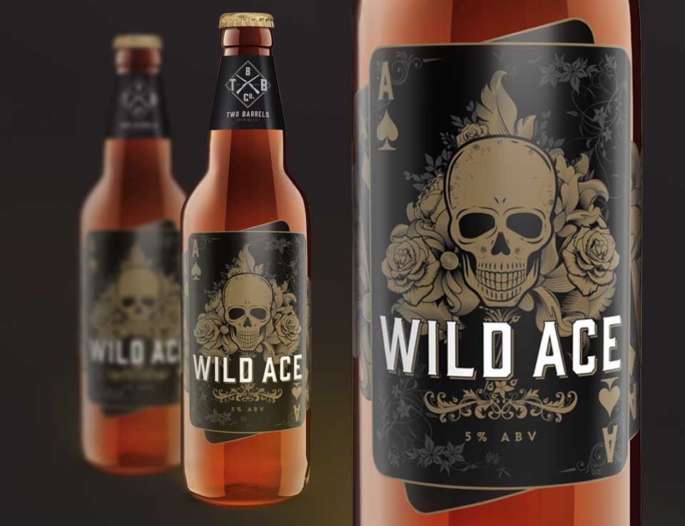 Wild Ace bottle design